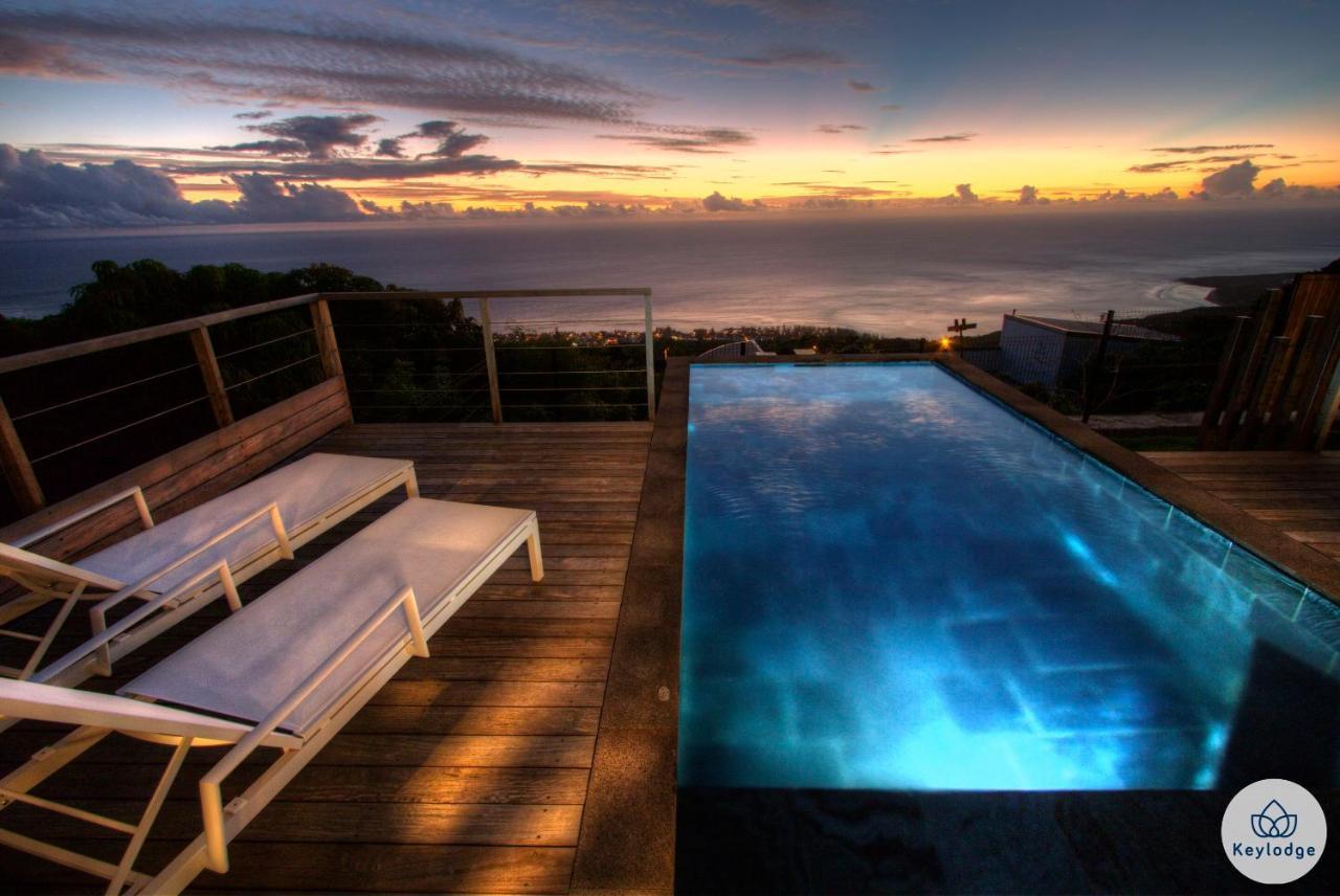 Villa Paloma 4 Etoiles Avec Piscine Et Vue Exceptionnelle Sur L'Ocean A แซ็งต์-เลอ ภายนอก รูปภาพ