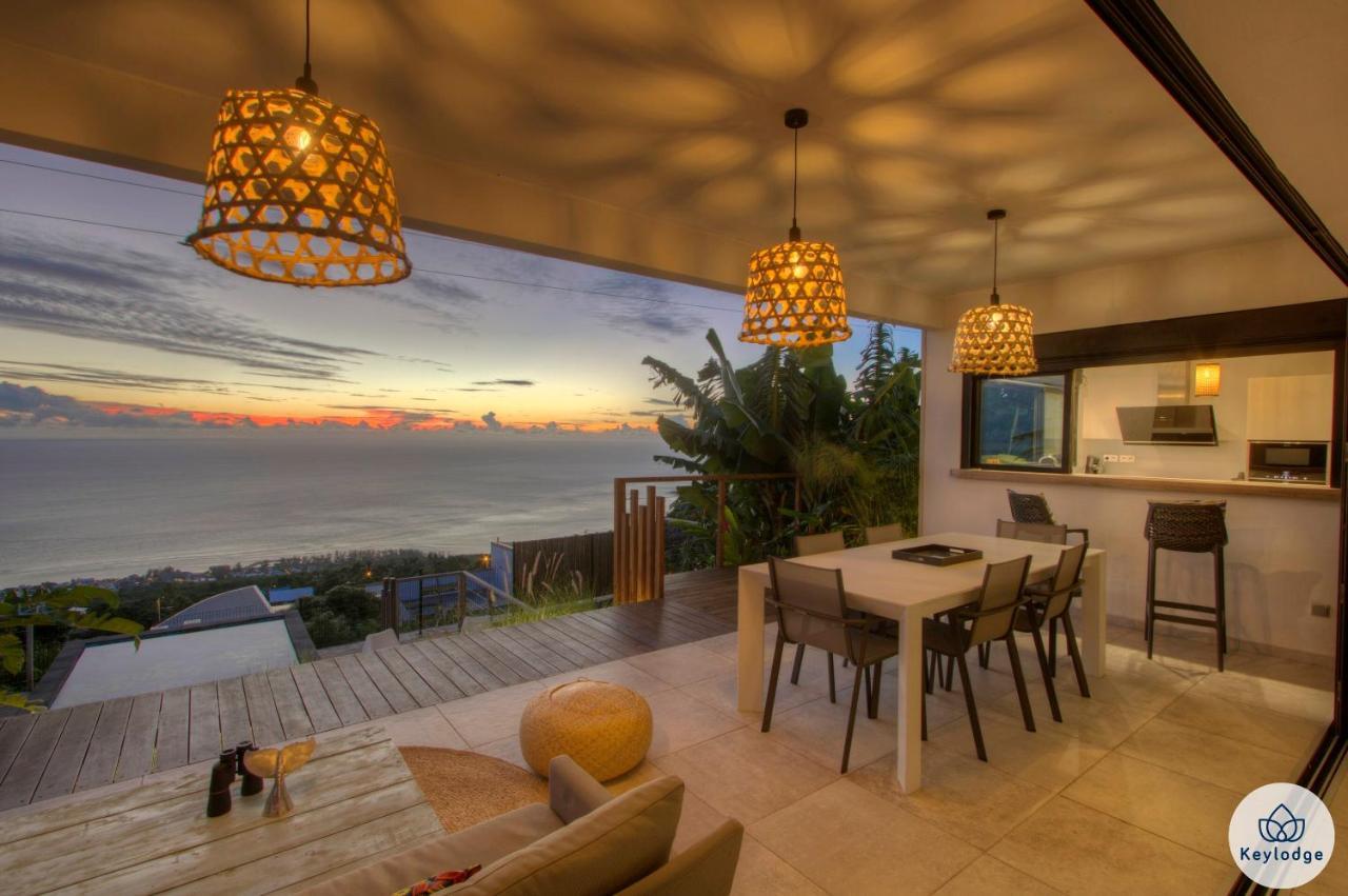 Villa Paloma 4 Etoiles Avec Piscine Et Vue Exceptionnelle Sur L'Ocean A แซ็งต์-เลอ ภายนอก รูปภาพ