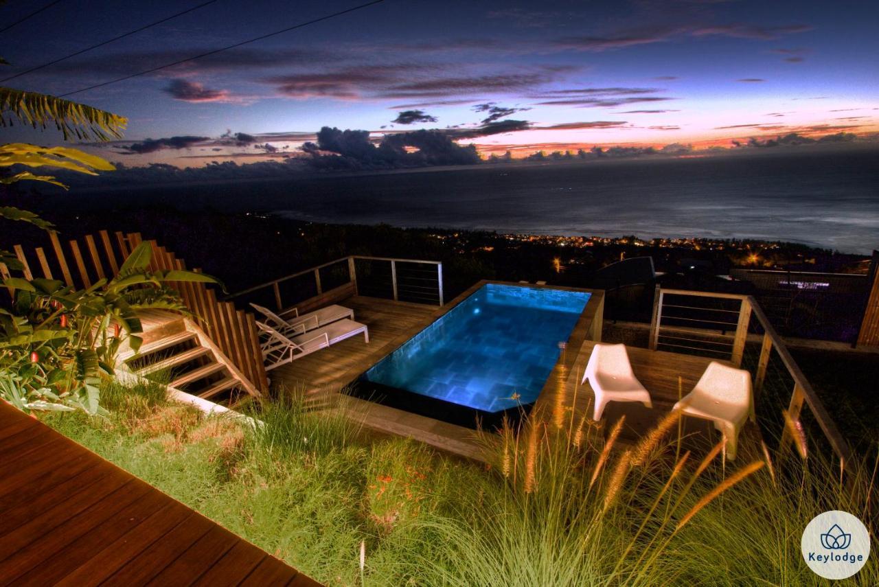 Villa Paloma 4 Etoiles Avec Piscine Et Vue Exceptionnelle Sur L'Ocean A แซ็งต์-เลอ ภายนอก รูปภาพ